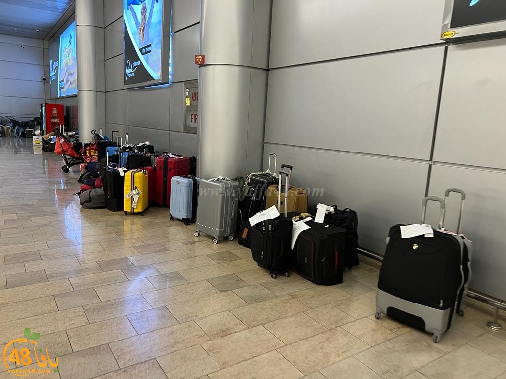  أزمة الحقائب في مطار اللد مستمرة !